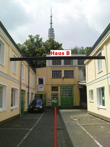 Blick auf Haus B